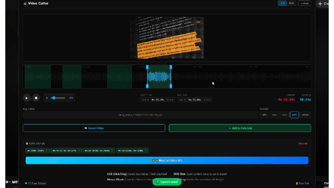 SuiteConverter Video Cutter & Waveform Editor